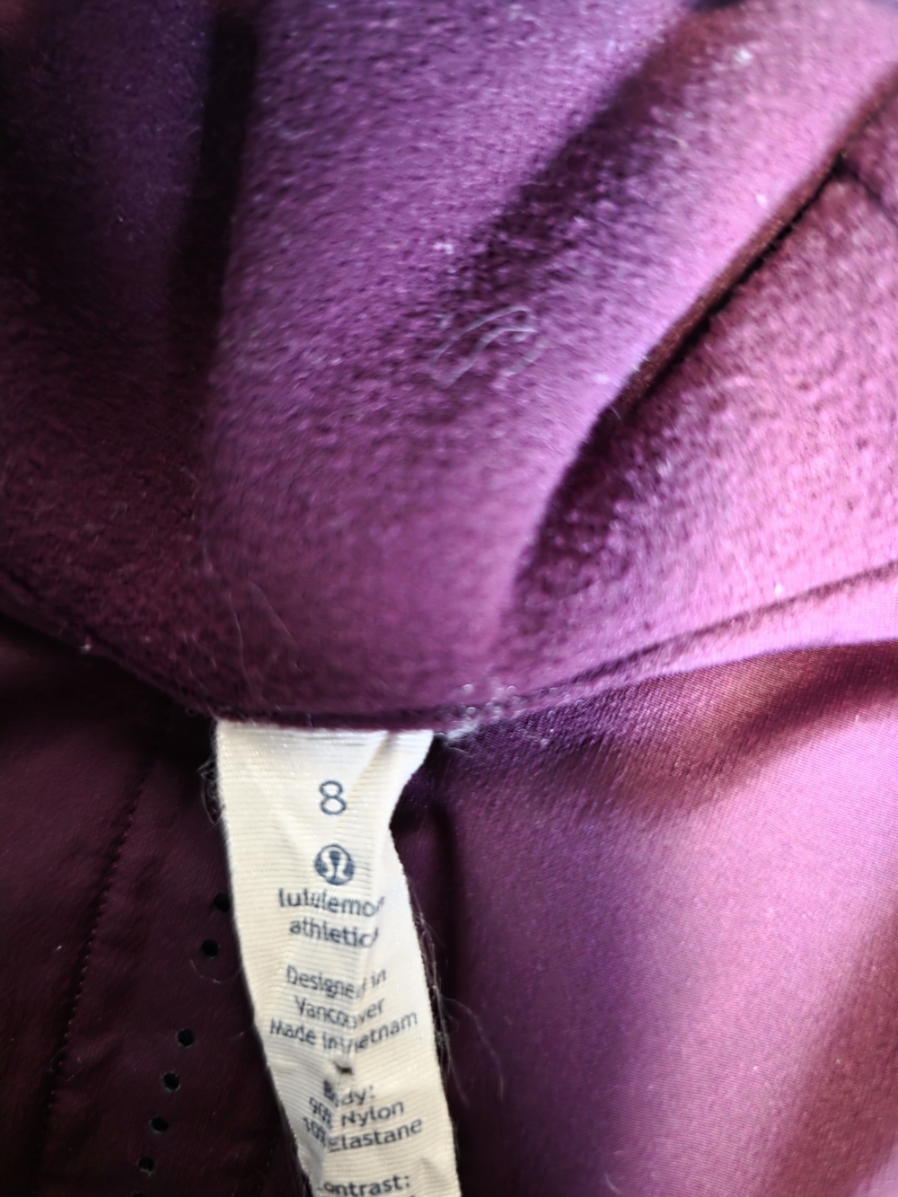 Luluemon Plum Run 4 Cold Primaloft Half Zip Pullover Jacket - Picture 2 of 7